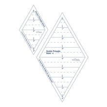  Double Triangle Ruler, Lori Holt, Riley Blake Designs, Set, Lineale