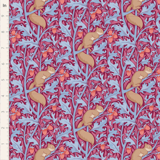 Patchworkstoff "Hibernation", Fb. Hibiscus, Squireldreams, Tilda Fabrics