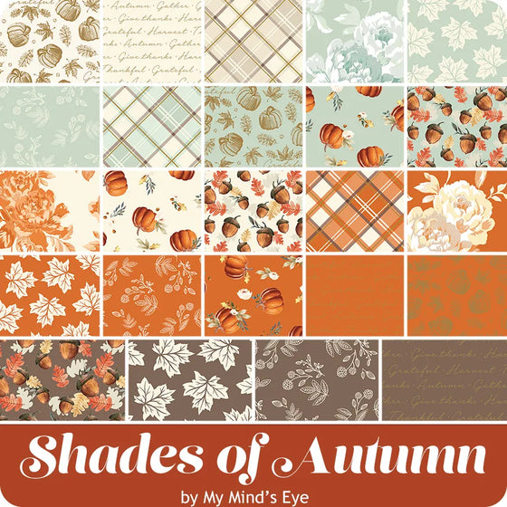 Charm Pack " Shades of Autumn", My Mind's Eye, Riley Blake Designs