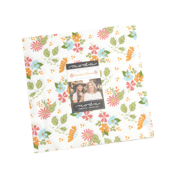 Layer Cake "Bountiful Blooms", Sherri & Chelsi, Precuts, Patchworkstoff, Moda Fabrics