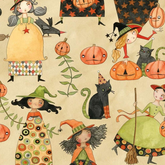 "Halloween Whimsy" Witches, Teresa Kogut