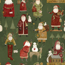  Patchworkstoff "Kringle", Green, Teresa Kogutt, Riley Blake Designs, XMAS