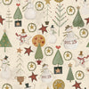 Patchworkstoff "Kringle", Cream, Teresa Kogutt, Riley Blake Designs, XMAS