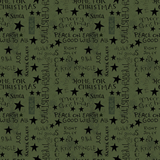 Patchworkstoff "Kringle", Green, Teresa Kogut, Riley Blake Designs, XMAS