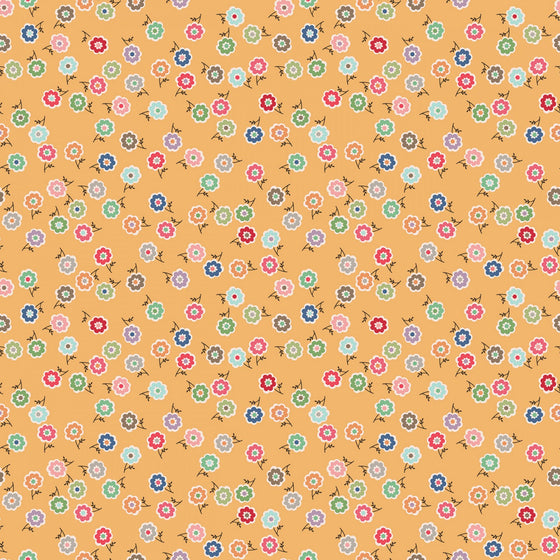 Patchworkstoff "Bee Dots", Fb. Marigold, Lori Holt, Riley Blake Designs