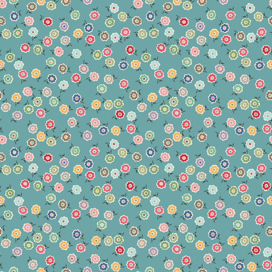 Patchworkstoff "Bee Dots", Fb. Raindrop, Lori Holt, Riley Blake Designs