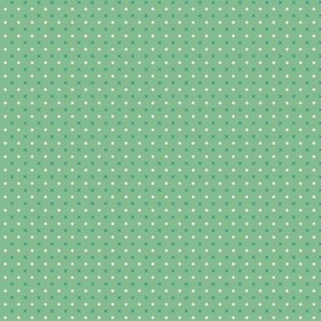 Patchworkstoff "Bee Dots", Fb. Leaf, Lori Holt, Riley Blake Designs