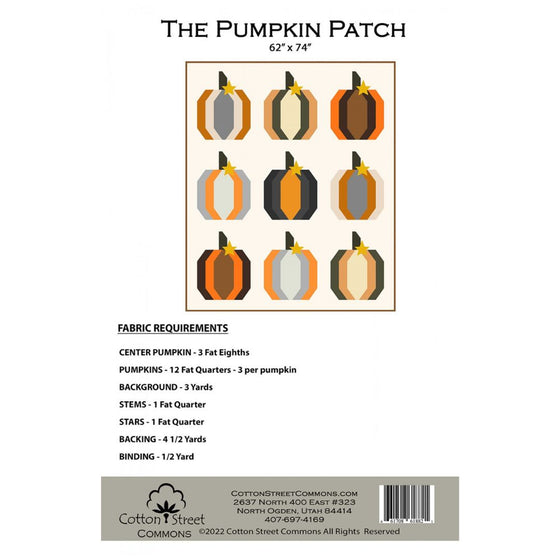 Quilt Vorlage "The Pumpkin Patch",Halloween