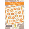 Quilt Vorlage "Pumpkins & Cream", Halloween/Herbst