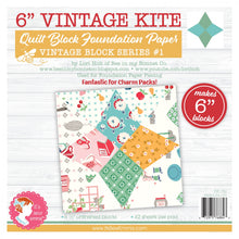  Foundation Paper 6" Vintage Kite, Lori Holt, It's Sew Emma