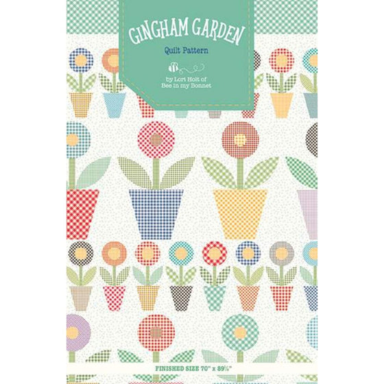 Pattern/Nähanleitung "Gingham Garden Quilt", Lori Holt, Riley Blake Designs