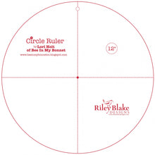  Patchwork Schablone "Circle Ruler", 12 inch, Lori Holt, Riley Blake Designs