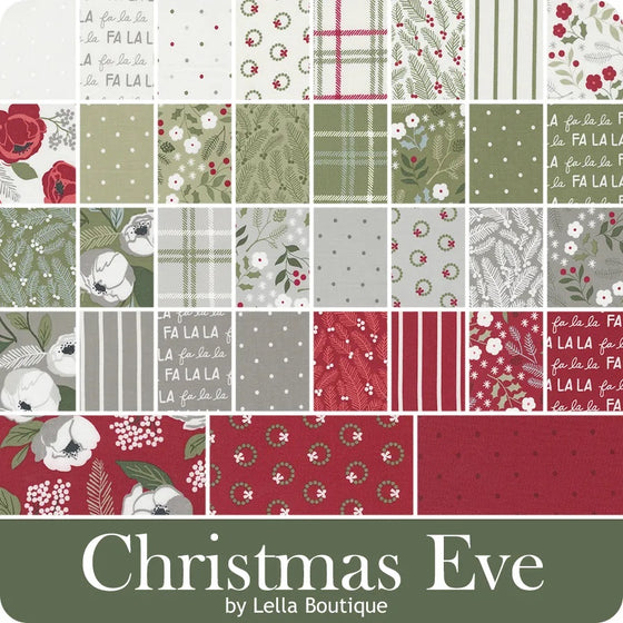 Patchworkstoff "Christmas Eve", Charm Pack, Lella Boutique, Moda Fabrics