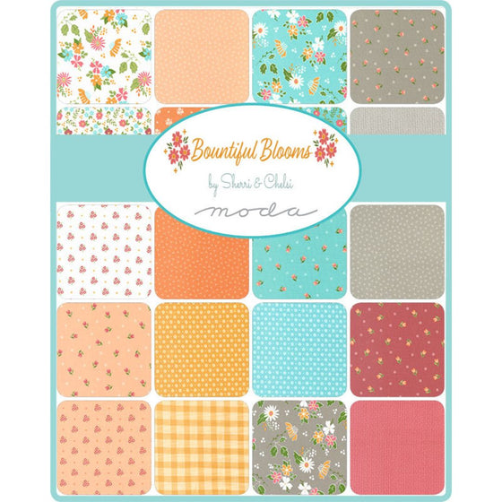 Charm Pack "Bountiful Blooms", Precuts, Patchworkstoff, Sherri & Chelsi, Moda Fabrics