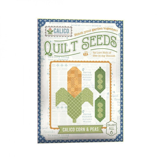 Anleitung "Quilt Seeds"-Corn & Peas, Lori Holt, Riley Blake Designs