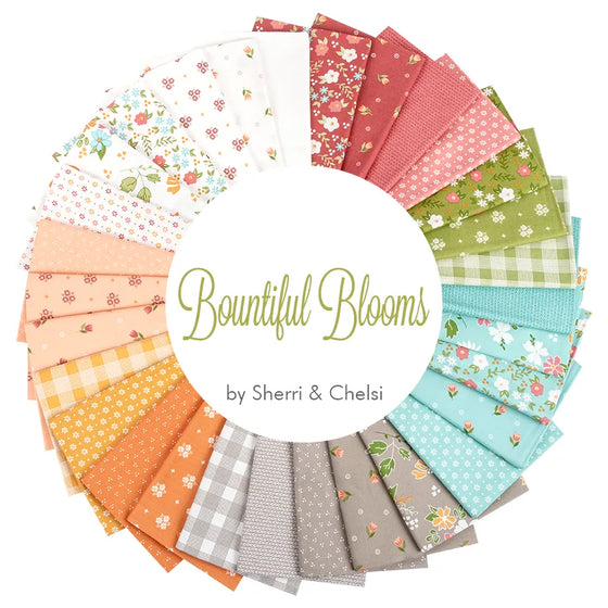 Charm Pack "Bountiful Blooms", Precuts, Patchworkstoff, Sherri & Chelsi, Moda Fabrics