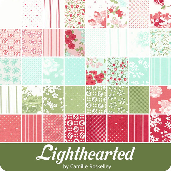 Charm Pack "Lighthearted", Precuts, Patchworkstoff, Camille Roskelley, Moda Fabrics