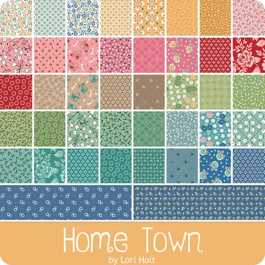 Patchworkstoff "Home Town", Wedding Print, Lori Holt, Riley Blake Designs