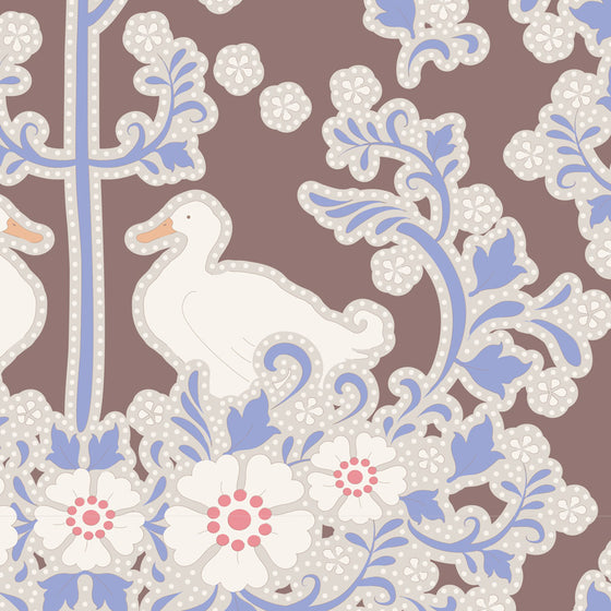 Patchworkstoff "Duck Nest Nutmeg",Plum Garden, Tilda Fabrics