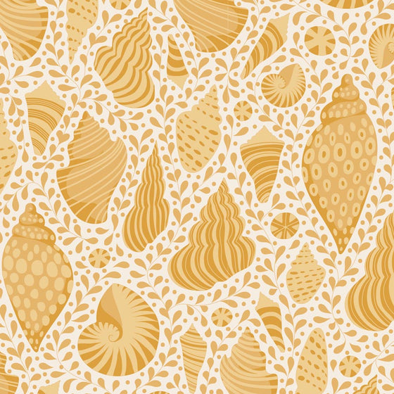 Patchworkstoff "Beach Shells Honey", Cotton Beach, Tilda Fabrics