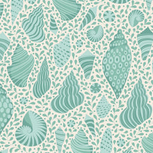  Patchworkstoff "Beach Shells Teal", Cotton Beach, Tilda Fabrics