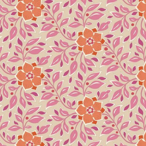 Patchworkstoff "Wendy Pink",Windy Days, Tilda Fabrics