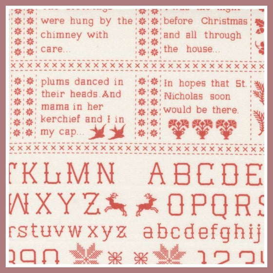 Patchworkstoff "Christmas Stitched", Moda Fabrics