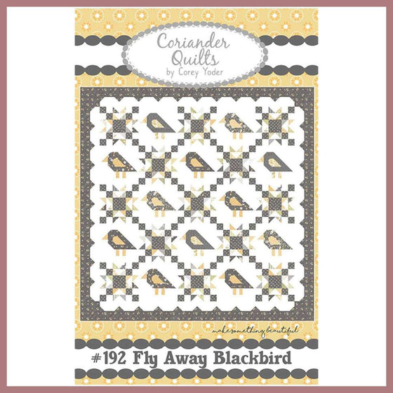 Nähanleitung/Pattern "Fly Away Blackbird", Coriander Quilts by Corey Yoder