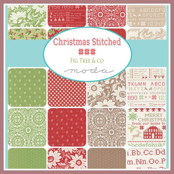 Patchworkstoff "Christmas Stitched", Moda Fabrics