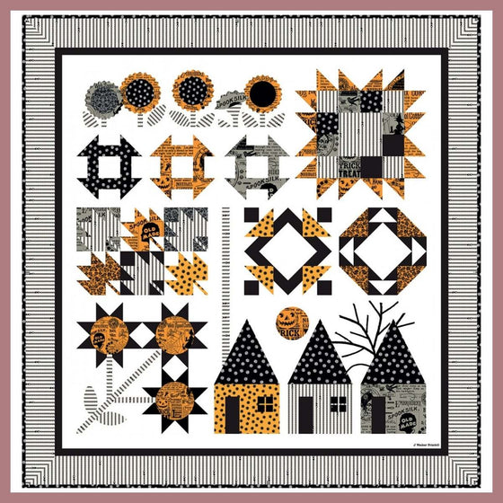 Quilt Vorlage "Autumn Acres", Halloween/Herbst