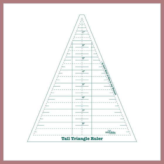 Patchwork Schablone "Tall Triangle Ruler", Lori Hiolt